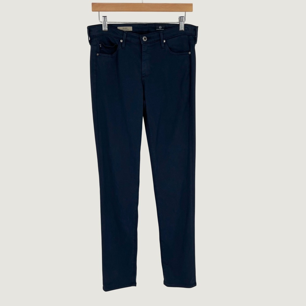 AG Adriano Goldschmied Women Prima Mid Rise Cigarette Ankle Jeans Blue Size 28